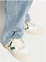 Veja Minimalistische Leren Sneakers in Wit Groen White - Thumbnail 4