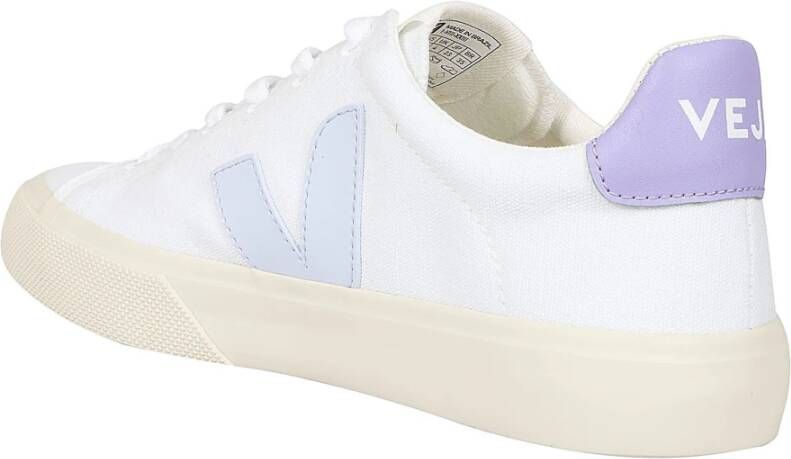 Veja Stijlvolle Campo Sneakers Wit Blauw White Dames