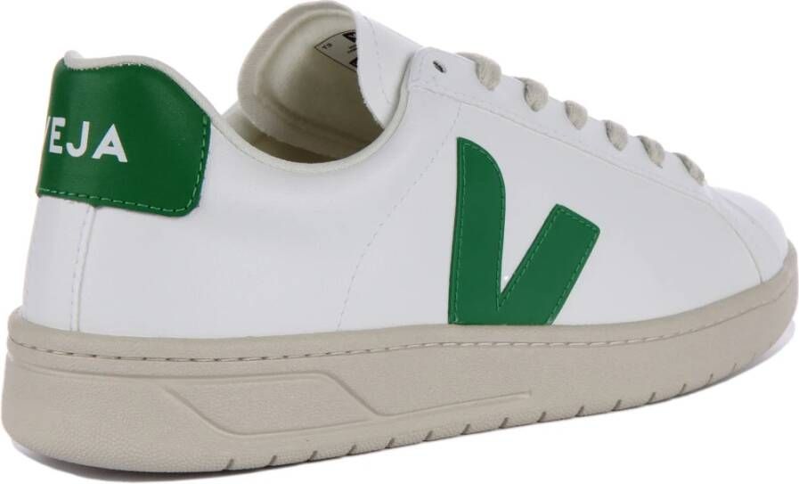 Veja Stijlvolle lage top trainers in wit groen White Dames