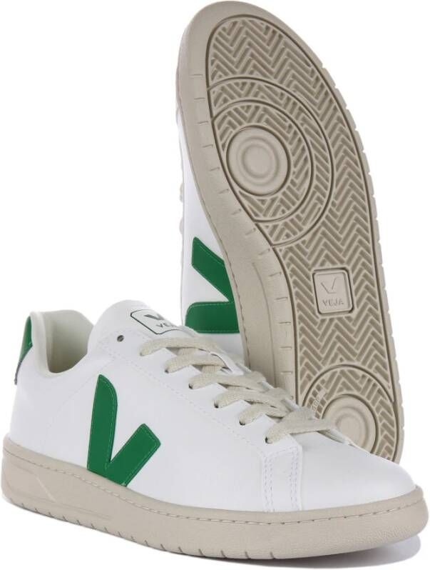 Veja Stijlvolle lage top trainers in wit groen White Dames