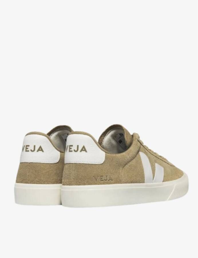 Veja Suede Field Sneakers met Contrastdetails Beige Heren