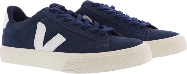 Veja Suede Synthetische Schoenen Blauw Dames