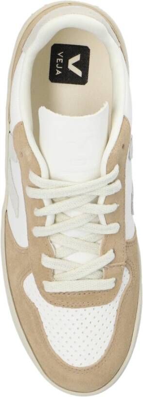 Veja V-10 Chromefree Leather Sneakers