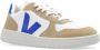 VEJA V-10 | extra white paros sahara Wit Leer Lage sneakers Unisex - Thumbnail 5