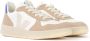 Veja V-10 Leren Sneaker Wit Beige Blauw Multicolor Heren - Thumbnail 2