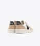 Veja Witte leren herensneakers met bruine suède inzetstukken Wit - Thumbnail 8