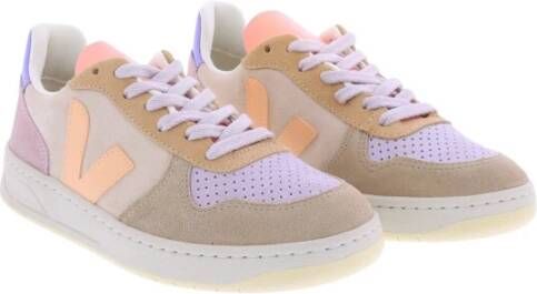 Veja V-10 Sportschoenen Beige Dames