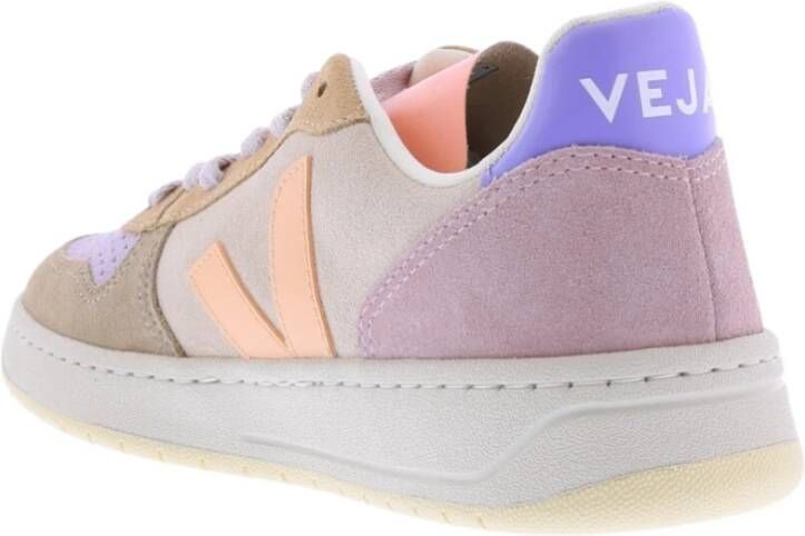 Veja V-10 Sportschoenen Beige Dames