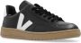 Veja V-12 Leren Sneakers Zwart Wit Black Heren - Thumbnail 6