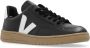 Veja V-12 Leren Sneakers Zwart Wit Black Heren - Thumbnail 7