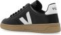 Veja V-12 Leren Sneakers Zwart Wit Black Heren - Thumbnail 7