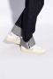 Veja Witte Leren Sneakers Ronde Neus Logo White Heren - Thumbnail 8