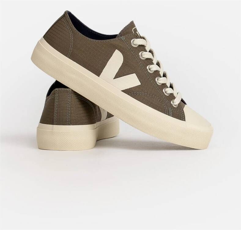 Veja Khaki Low Ripstop Sneakers Green Dames