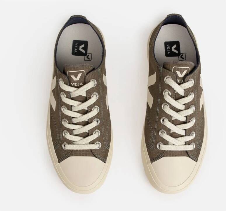 Veja Khaki Low Ripstop Sneakers Green Dames