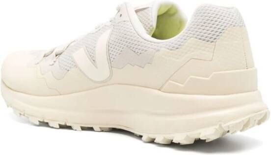 Veja Wit Grijs Mesh Panel Sneakers Beige Heren