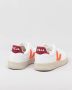 Veja Wit Oranje Leren Sneakers Multicolor Heren - Thumbnail 5