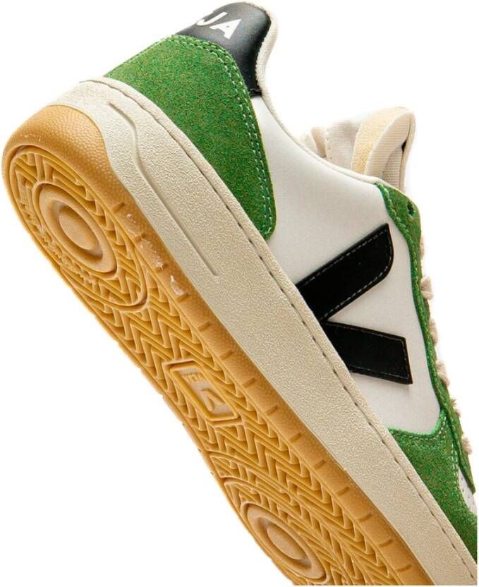 Veja Wit Zwart Kiwi Leren Sneakers