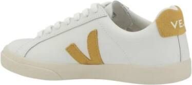 Veja WitMosterd Leren Sneakers White Dames
