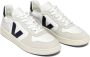 Veja Gerecyclede B-Mesh Sneakers met Marineblauwe Accenten White - Thumbnail 7