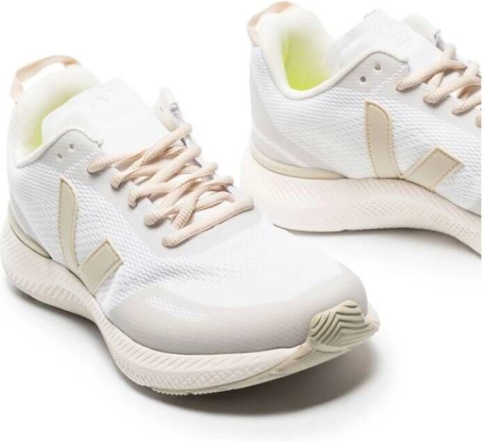 Veja Witte Beige Sneakers Ethisch Merk White Dames