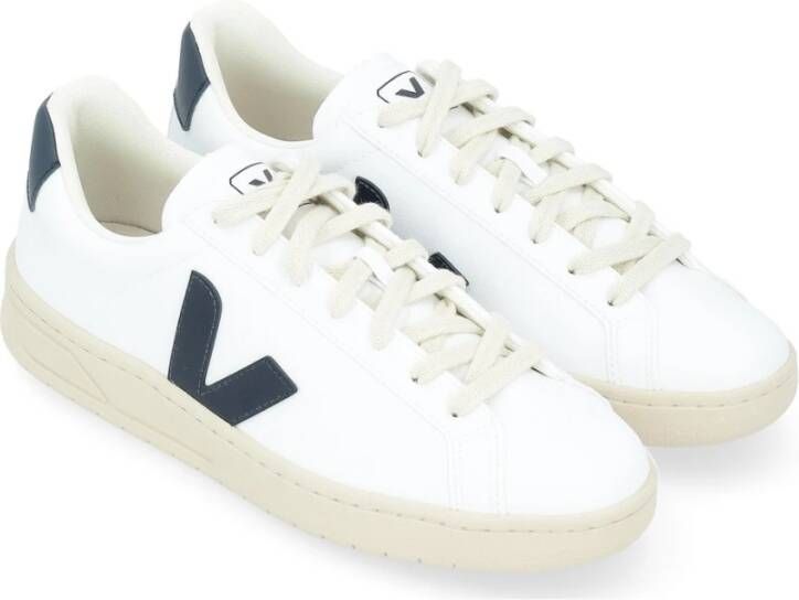 Veja Witte en Blauwe Vegan Leren Sneaker White Heren