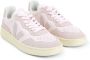 Veja Witte Leren Sneakers Stijlvol Comfort Purple Dames - Thumbnail 4