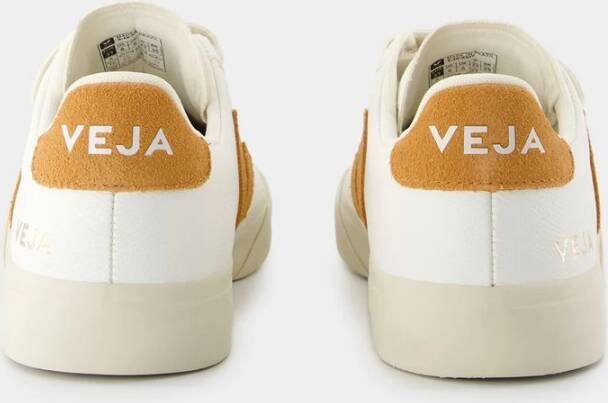 Veja Witte Leren Logo Sneakers White Dames