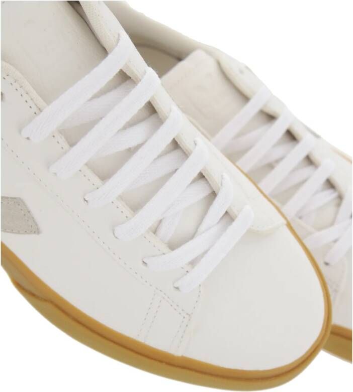 Veja Witte Leren Sneakers Campo Extra White Heren