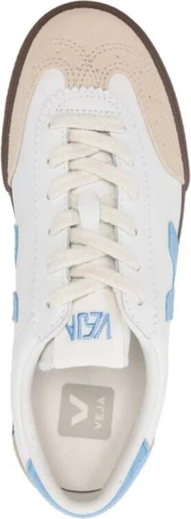 Veja Witte Leren Sneakers met Biologische Materialen