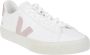 Veja Witte leren sneakers met roze suède White Dames - Thumbnail 2