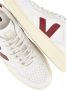 Veja Traced Leather Sneakers in Extra White Marsala White - Thumbnail 23