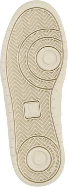 Veja Witte Leren Sneakers met V-logo White Dames