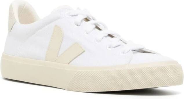 Veja Witte Leren Sneakers White Heren