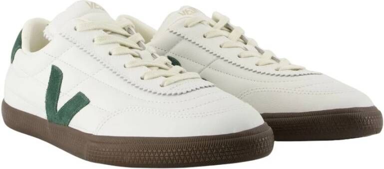 Veja Witte Leren Sneakers Panenka Stijl