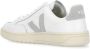 Veja Witte Leren Sneakers Ronde Neus Logo White - Thumbnail 4