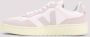 Veja Witte Leren Sneakers Stijlvol Comfort Purple Dames - Thumbnail 14