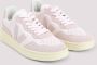 Veja Witte Leren Sneakers Stijlvol Comfort Purple Dames - Thumbnail 15