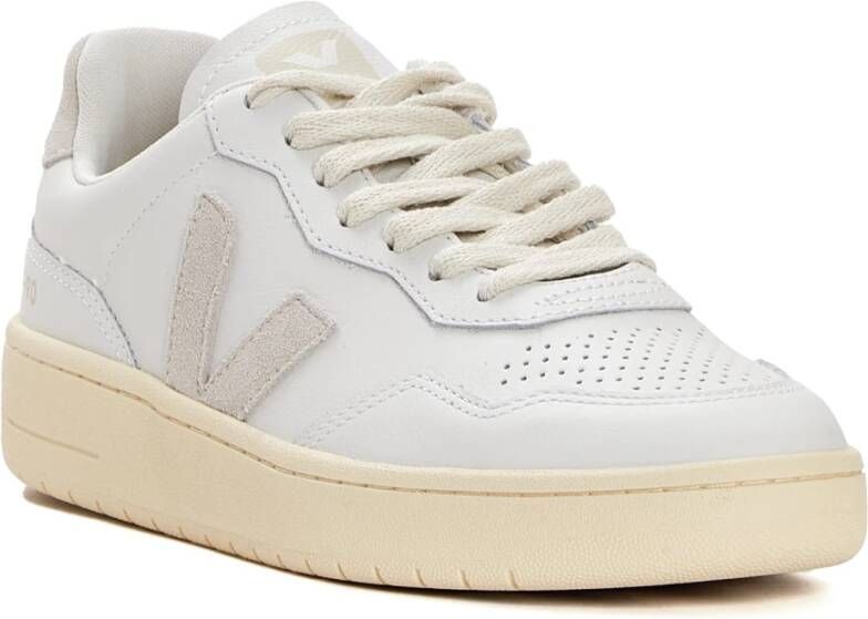 Veja Witte Leren Sneakers Stijlvolle Mode White Dames