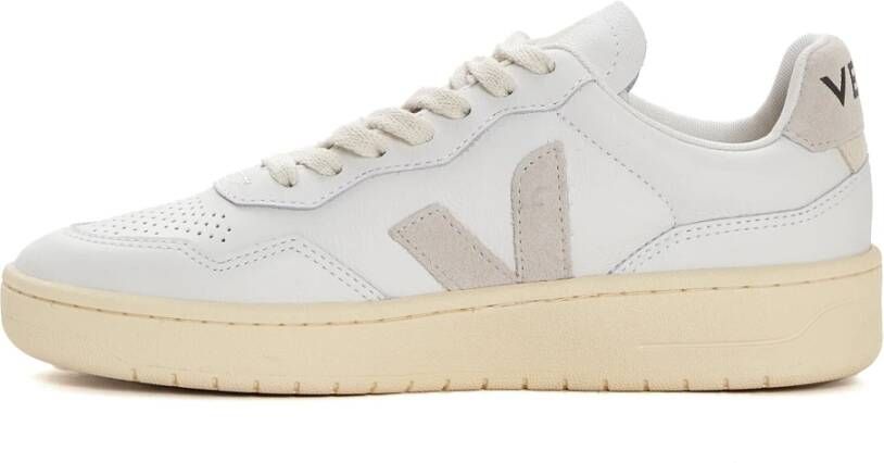 Veja Witte Leren Sneakers Stijlvolle Mode White Dames