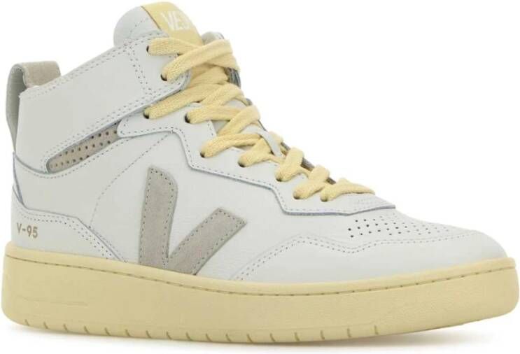 Veja Witte Leren Sneakers V-95 Stijl White Dames