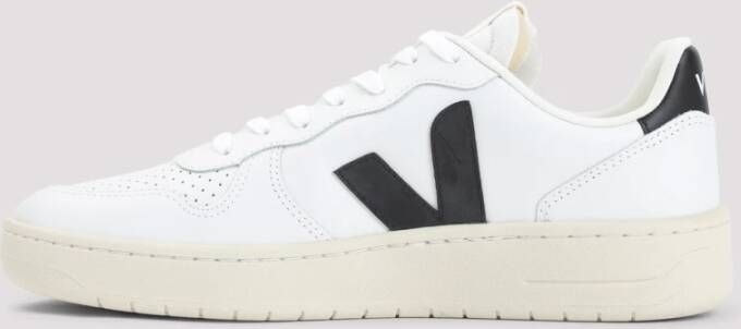 Veja Witte Leren Sneakers voor Mannen White Heren