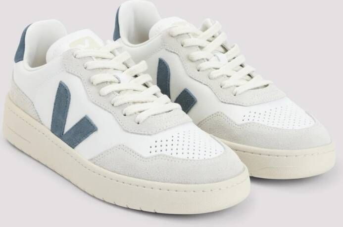 Veja Witte Leren Sneakers voor Mannen White Heren