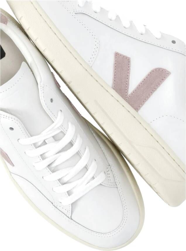 Veja Witte Leren Sneakers voor Vrouwen White Dames