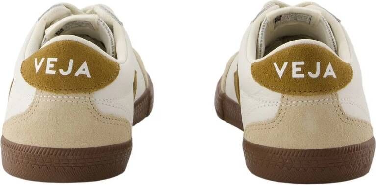 Veja Witte Leren Volley Sneakers