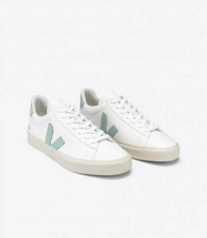 Veja Witte Matcha Leren Sneakers White Dames
