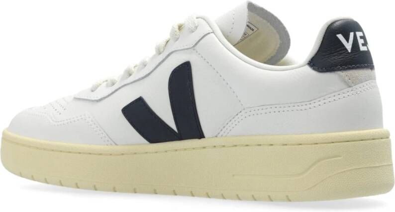 Veja Witte Nautische Leren Sneakers White Dames