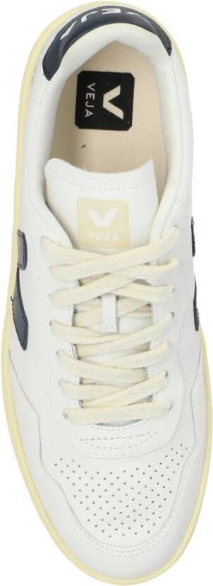 Veja Witte Nautische Leren Sneakers White Dames