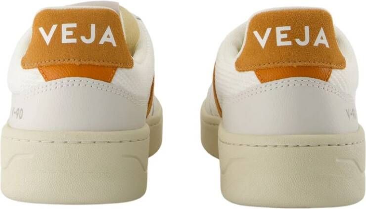 Veja Witte Nylon Sneakers Ronde Neus