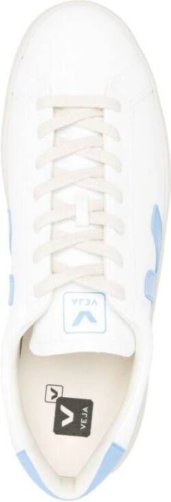 Veja Witte Sneaker met Korrelige Textuur en Logo Details Multicolor Heren
