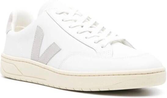 Veja Witte Sneaker met Suède Inzetstukken White Heren
